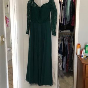 Mori Lee Madeline Gardner dress size 10 emerald